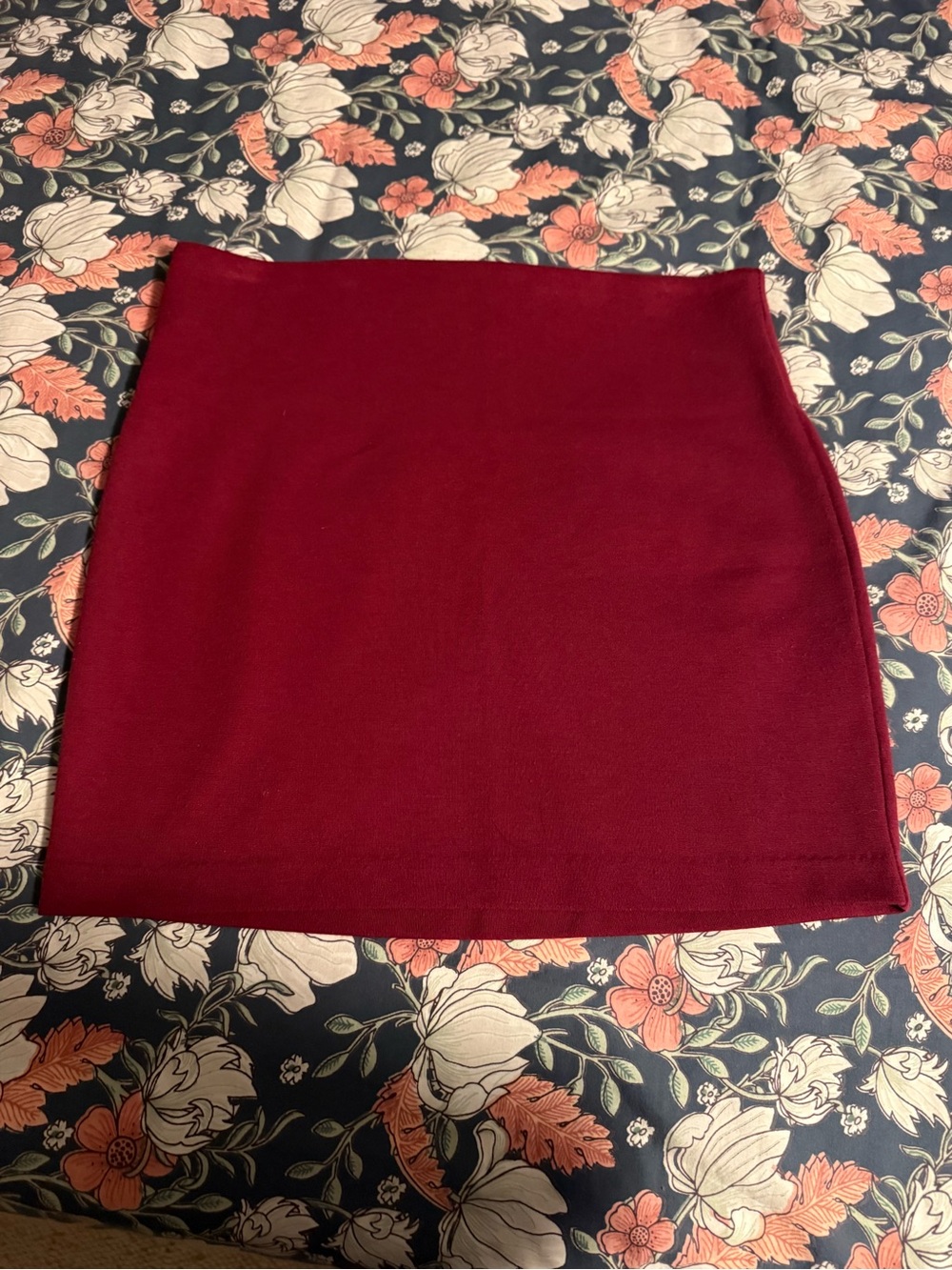 BCBGeneration Women’s Bodycon Mini Skirt in Deep Wine